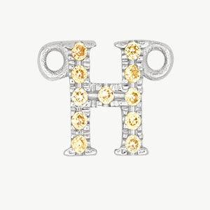 White Gold, Yellow Sapphire Letter - Image 36