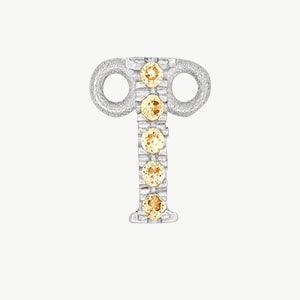 White Gold, Yellow Sapphire Letter - Image 37