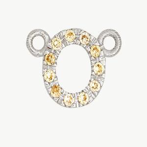 White Gold, Yellow Sapphire Letter - Image 43