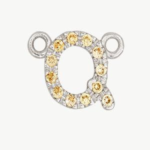 White Gold, Yellow Sapphire Letter - Image 45