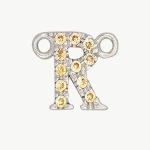 White Gold, Yellow Sapphire Letter - Image 46
