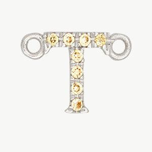 White Gold, Yellow Sapphire Letter - Image 48