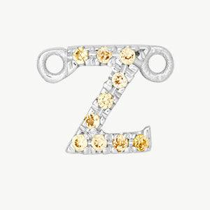 White Gold, Yellow Sapphire Letter - Image 54