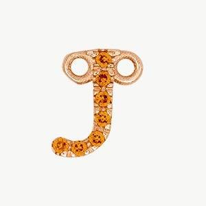 Rose Gold, Orange Sapphire Letter - Image 38