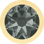 Yellow Gold, Black Diamond Letter - Image 2