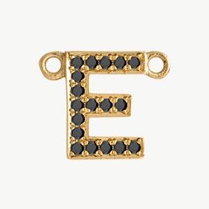 Yellow Gold, Black Diamond Letter - Image 34