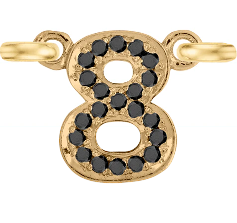 Yellow Gold, Black Diamond Number - Image 11