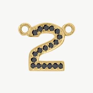 Yellow Gold, Black Diamond Number - Image 13