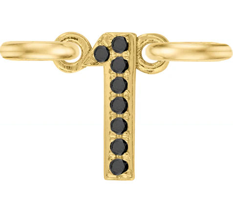 Yellow Gold, Black Diamond Number - Image 4