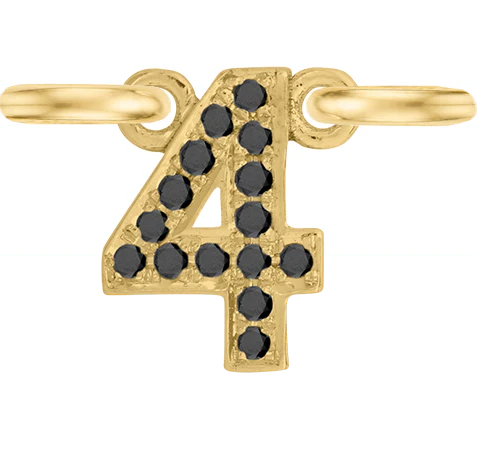 Yellow Gold, Black Diamond Number - Image 7