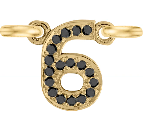 Yellow Gold, Black Diamond Number - Image 9