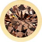 Yellow Gold, Brown Diamond Number Bead - Image 2