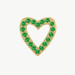 Yellow Gold, Green Sapphire Charm Bead - Image 7