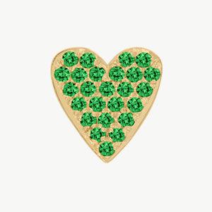 Yellow Gold, Green Sapphire Charm Bead - Image 8