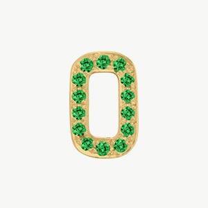 Yellow Gold, Green Garnet Number Bead - Image 13