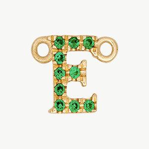 Yellow Gold, Green Garnet Letter - Image 33
