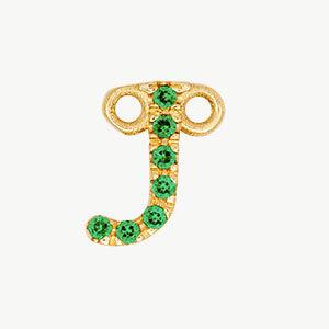 Yellow Gold, Green Garnet Letter - Image 38