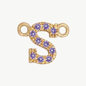 Yellow Gold, Lilac Sapphire Letter - Image 47