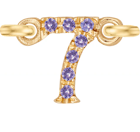 Yellow Gold, Lilac Sapphire Number - Image 10
