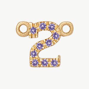 Yellow Gold, Lilac Sapphire Number - Image 14