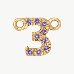 Yellow Gold, Lilac Sapphire Number - Image 15