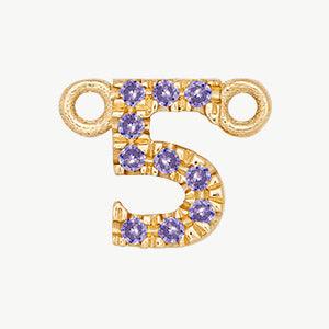 Yellow Gold, Lilac Sapphire Number - Image 17