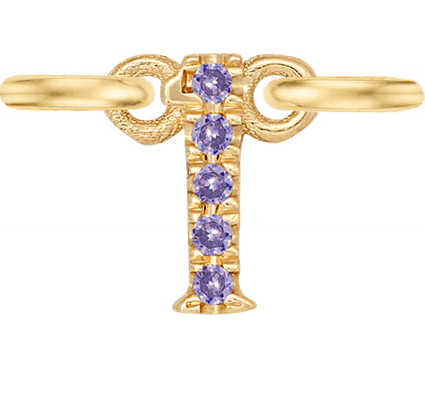 Yellow Gold, Lilac Sapphire Number - Image 4
