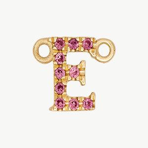 Yellow Gold, Pink Sapphire Letter - Image 33