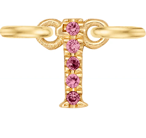 Yellow Gold, Pink Sapphire Number - Image 10