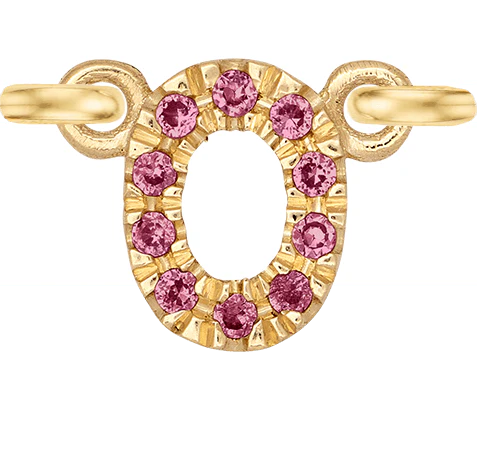Yellow Gold, Pink Sapphire Number - Image 11