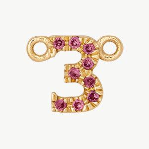 Yellow Gold, Pink Sapphire Number - Image 15