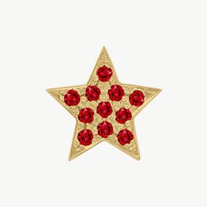 Yellow Gold, Ruby Charm Bead - Image 6