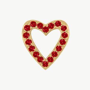Yellow Gold, Ruby Charm Bead - Image 7