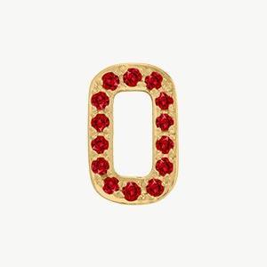 Yellow Gold, Ruby Number Bead - Image 13
