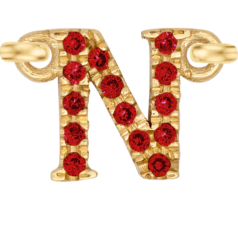 Yellow Gold, Ruby Letter - Image 16