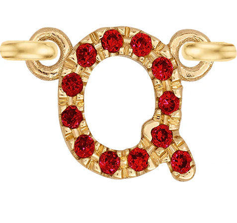 Yellow Gold, Ruby Letter - Image 19
