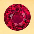 Yellow Gold, Ruby Letter - Image 2