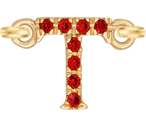 Yellow Gold, Ruby Letter - Image 22