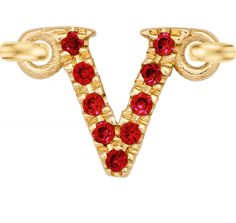 Yellow Gold, Ruby Letter - Image 24