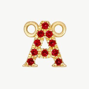 Yellow Gold, Ruby Letter - Image 29