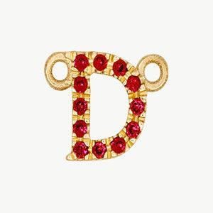 Yellow Gold, Ruby Letter - Image 32