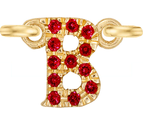 Yellow Gold, Ruby Letter - Image 4