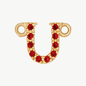 Yellow Gold, Ruby Letter - Image 49
