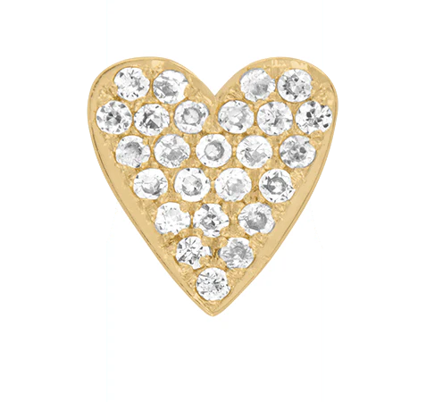 Yellow Gold, White Diamond Charm Bead - Image 5
