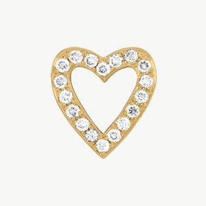 Yellow Gold, White Diamond Charm Bead - Image 6