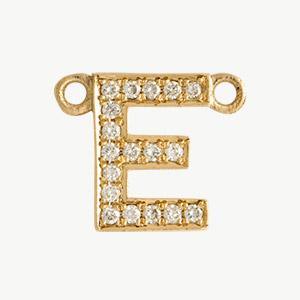 Yellow Gold, White Diamond Letter - Image 32