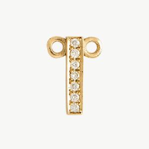 Yellow Gold, White Diamond Letter - Image 38
