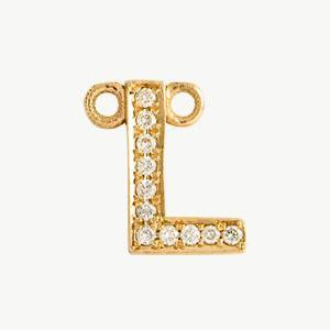 Yellow Gold, White Diamond Letter - Image 41