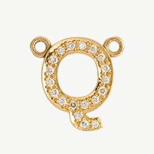 Yellow Gold, White Diamond Letter - Image 47