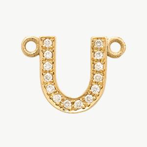 Yellow Gold, White Diamond Letter - Image 51
